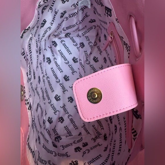 Juicy Couture Pink and Mint Strawberry Tote with Bow - Picture 9 of 11